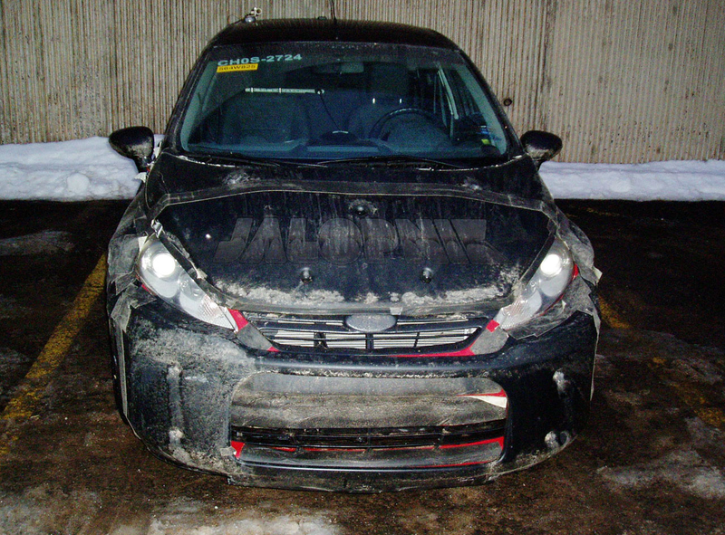 Illustration for article titled 2011 Ford Fiesta Spied In Frozen North With US-Spec Nose